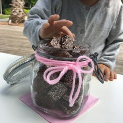 Cioccolatini con amaranto soffiato