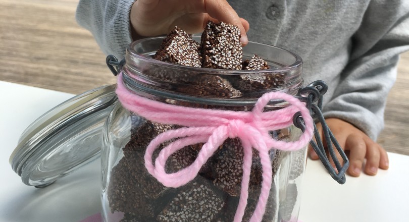 Cioccolatini con amaranto soffiato