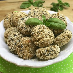 Polpette di ceci e peperoni