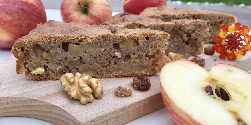 Torta di mele vegan senza zucchero