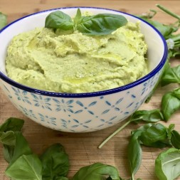 Hummus di ceci e piselli