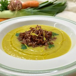 Vellutata di zucca e topinambur